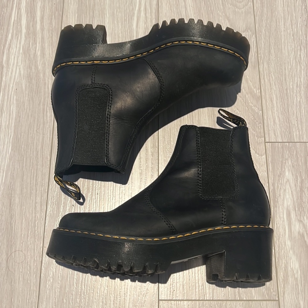 Dr. Martens platform chelsea boots